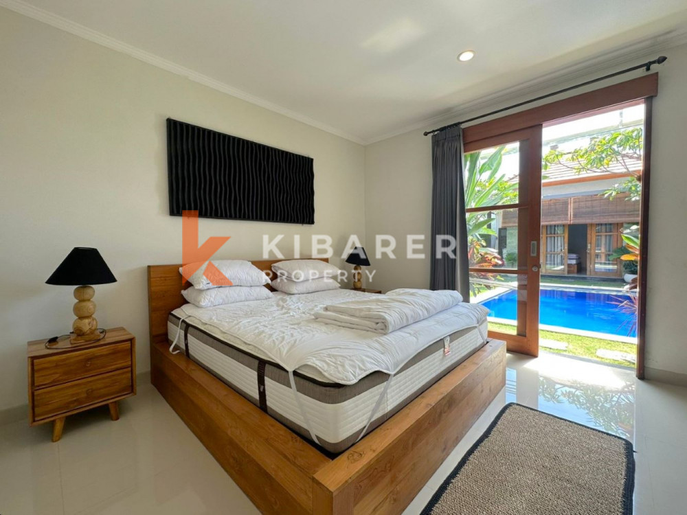 Cozy Three Bedroom Open Living Villa Nestled in Berawa