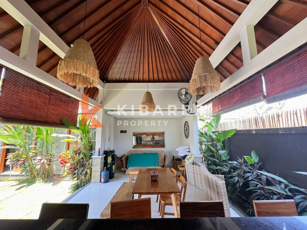 Cozy Three Bedroom Open Living Villa Nestled in Berawa