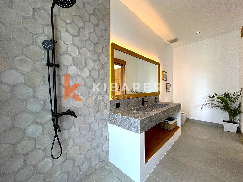 Stylish Two Bedrooms Closed Living Villa in Trendy Pererenan Area (Available on 15th Nov 2024 - 15th Feb 2025)