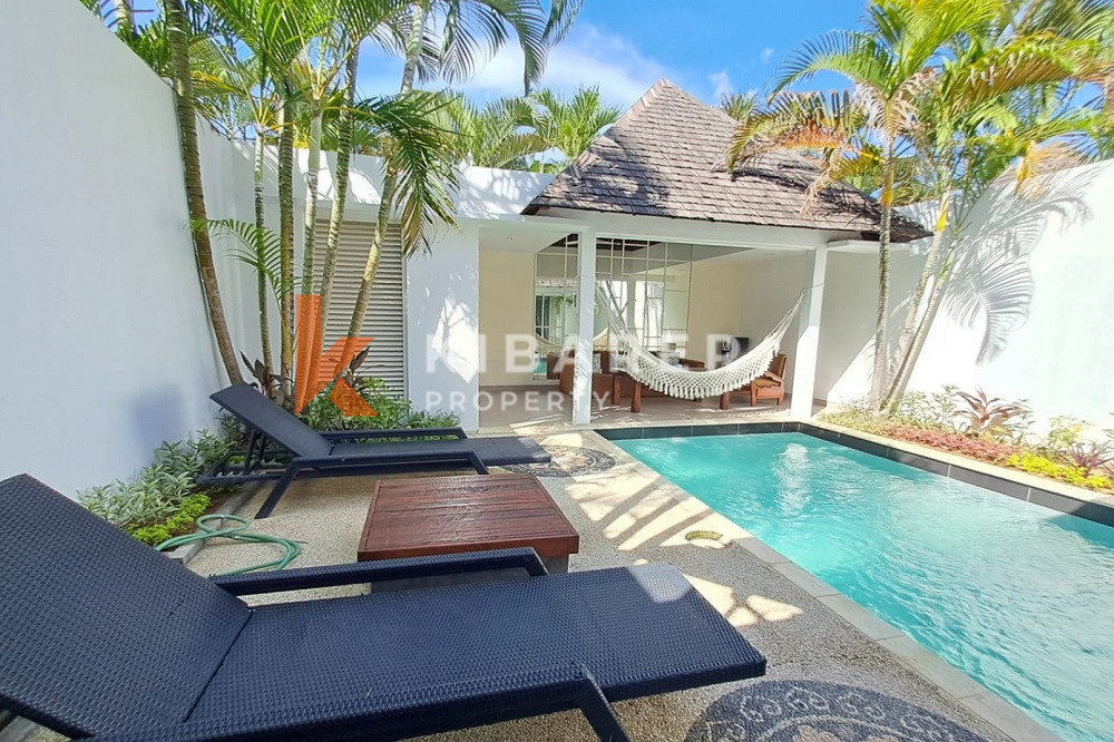 Villa de détente confortable d'une chambre à coucher ouverte dans la région de Seminyak