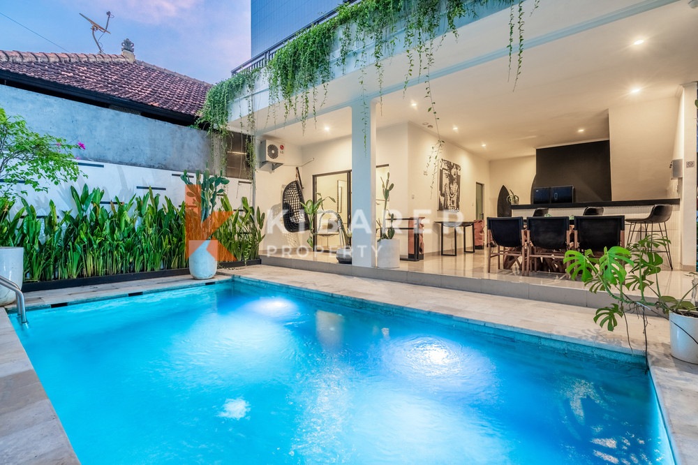 Stunning Three Bedroom Open Living Room Scandinavian Villa in Canggu