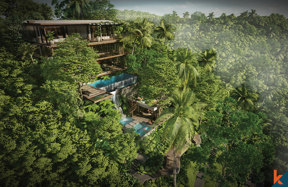 Villa de 5 chambres sur plan d'investissement de luxe à Ubud