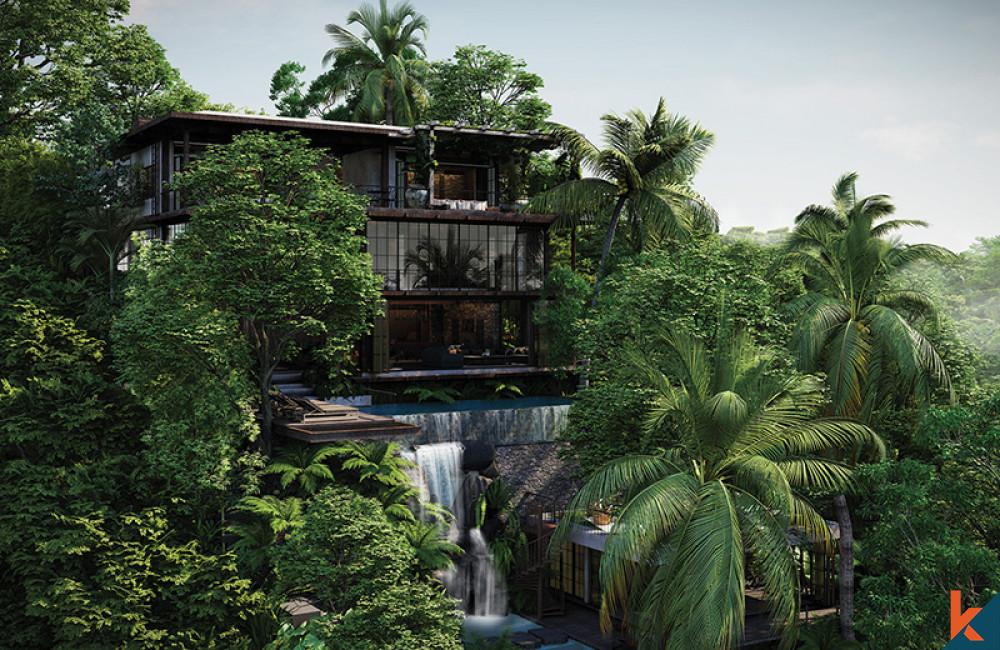 Villa de 5 chambres sur plan d'investissement de luxe à Ubud