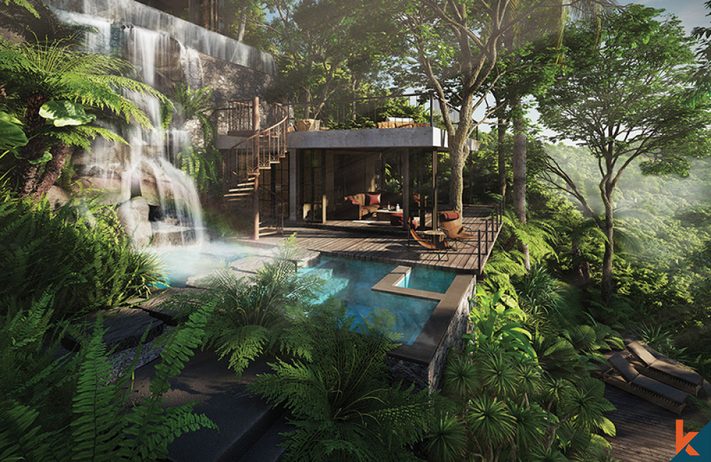 Villa de 5 chambres sur plan d'investissement de luxe à Ubud