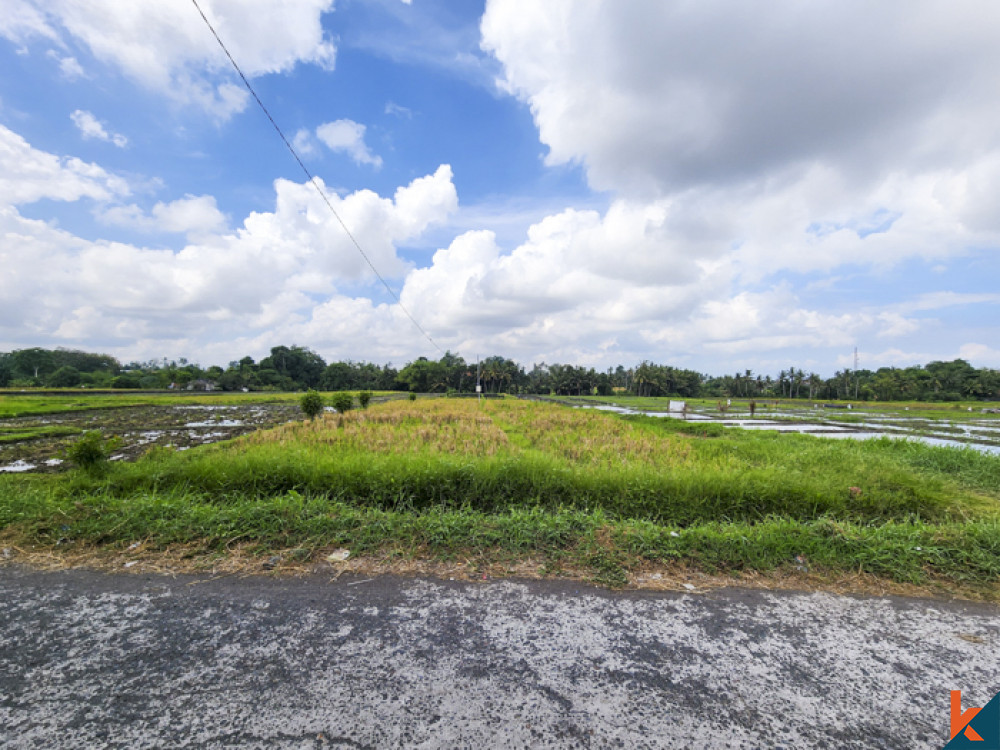 Good leasehold 10 are plot of land with amazing views in Kedungu