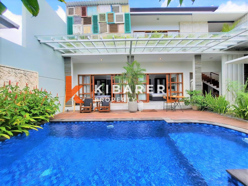 Beautiful three bedrooms open living room villa in jimbaran