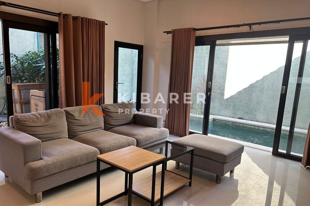 Cozy Two Bedroom Enclosed Living Room Villa with Pool in Jimbaran