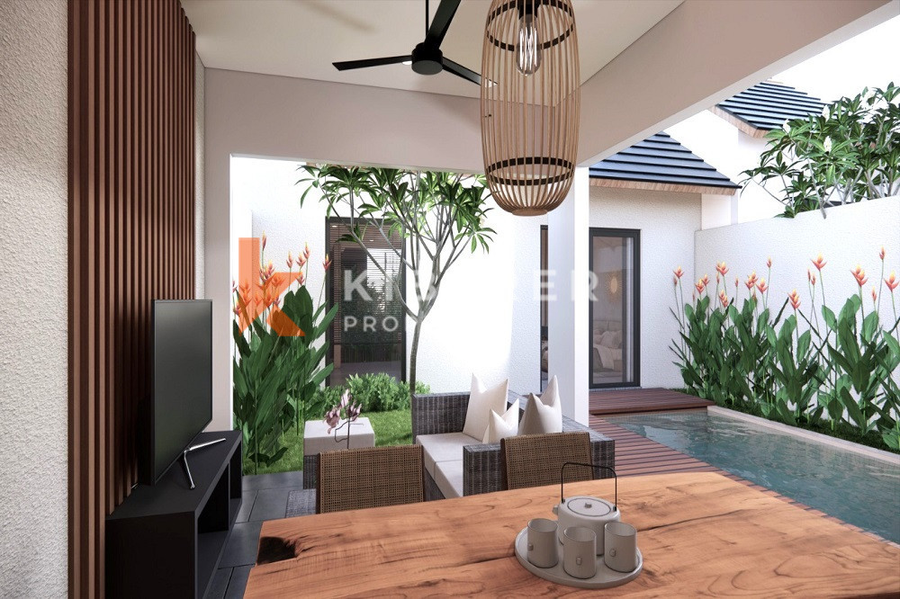 Offplan Modern Style New One-Bedroom Open Livingroom Villa in Munggu Area (Available in August)