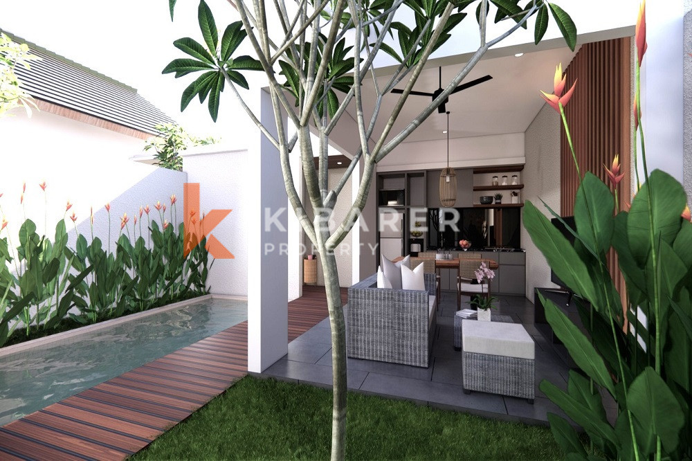 Offplan Modern Style New One-Bedroom Open Livingroom Villa in Munggu Area (Available in August)