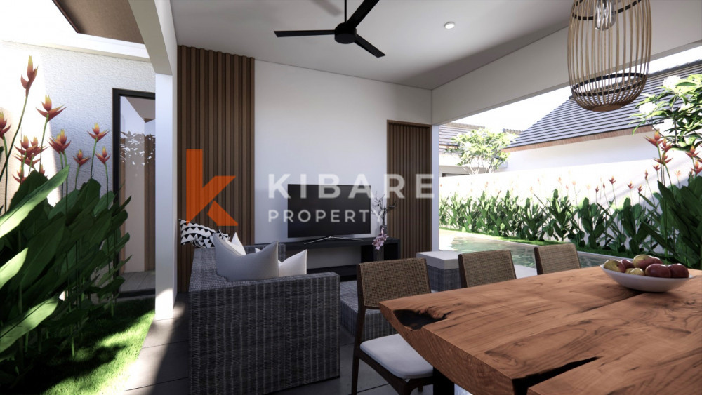 Offplan Brandnew Three-Bedroom Open Livingroom Villa in Munggu Area (Available in August)