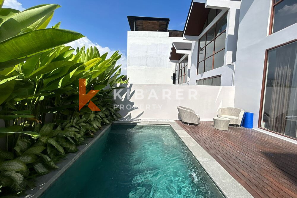 Incredible Two Bedroom Contemporary Tropical Villa with Pool Situated in Pererenan