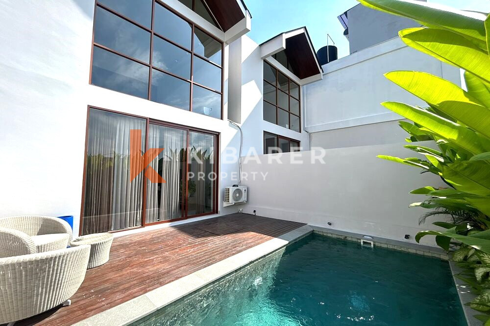 Incredible Two Bedroom Contemporary Tropical Villa with Pool Situated in Pererenan