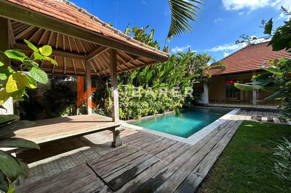 Magnificent Unfurnished Two Bedroom Wooden Villa Situated in Batu Belig