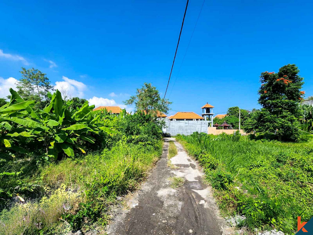 Rare freehold plot of land for sale in Seminyak