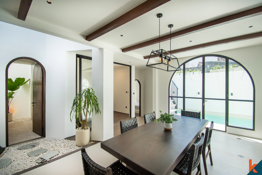 Brand new charming three bedroom freehold villa for sale in Canggu