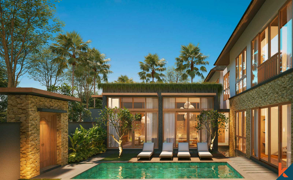 Villa de trois chambres avec toit à vendre à Seminyak