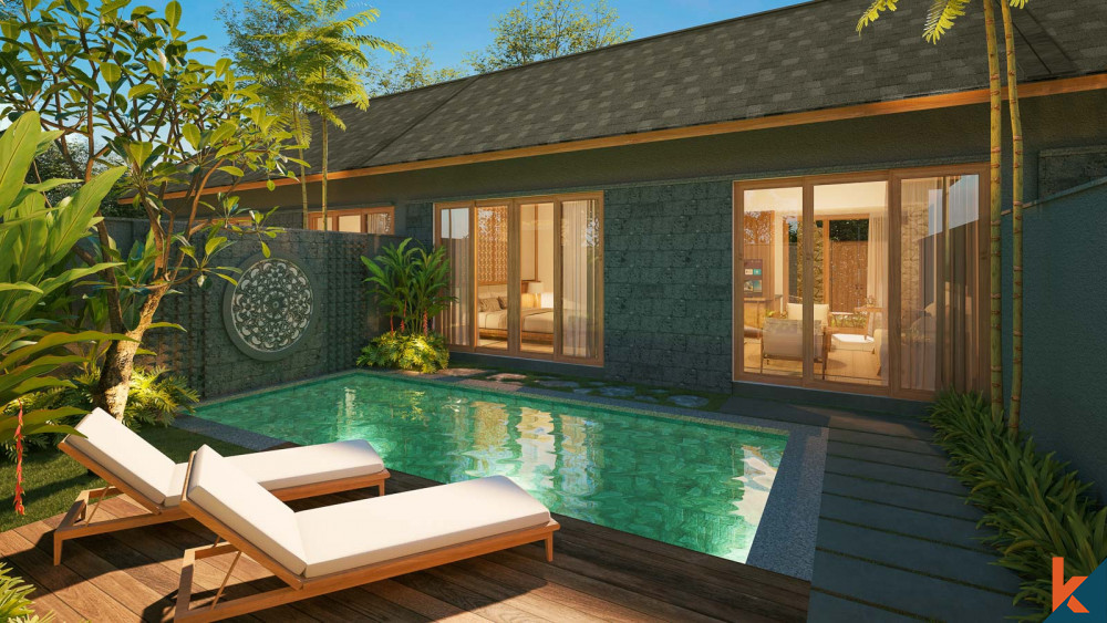 Villa moderne d'une chambre à coucher en location-vente à Seminyak