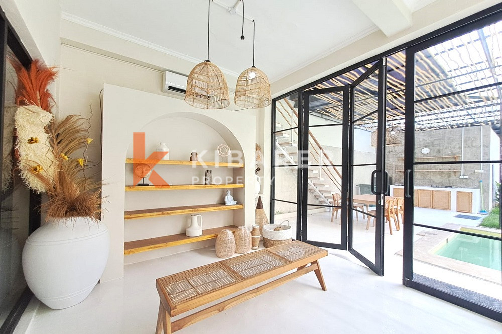 Newly Renovated Four-Bedrooms Enclosed Living Villa Situated In Seminyak Area