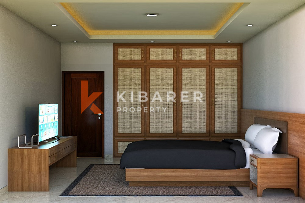 Offplan Brand Terbaru Unfurnished Dua Kamar Tidur Bergaya Modern Terletak di Kawasan Canggu (Sewa Minimal 10 Tahun)