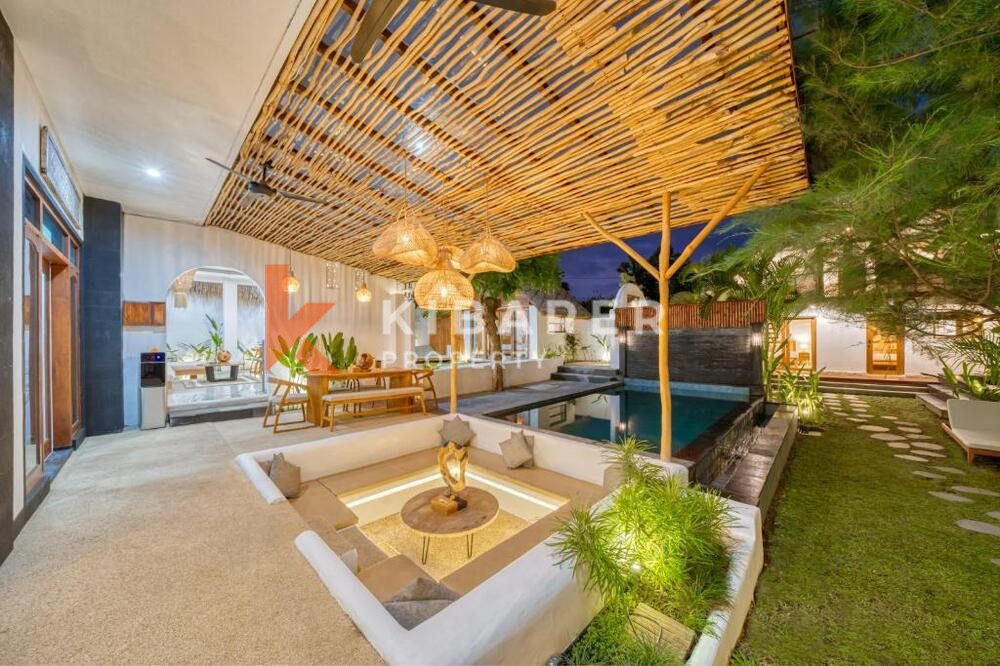 Stunning Nine-Bedroom Open Living Tropical Villa Situated in Pererenan