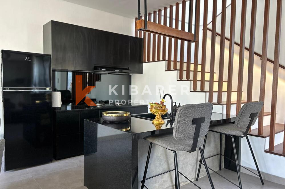 Elegance Two Bedroom Enclosed Living Industrial Touches Villa in Canggu