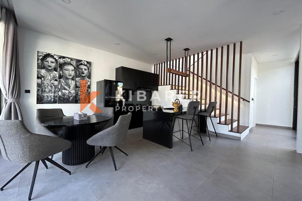 Elegance Two Bedroom Enclosed Living Industrial Touches Villa in Canggu