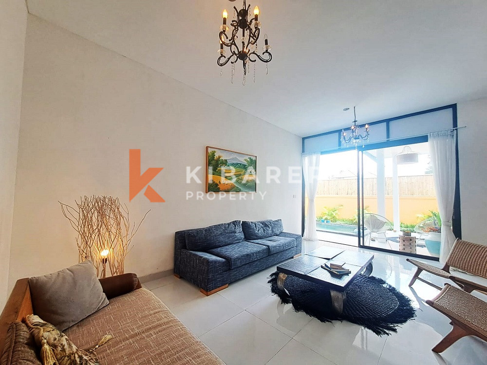 Charming Cozy Fully Furnished Two-Bedrooms Enclosed Living Located in Canggu Area