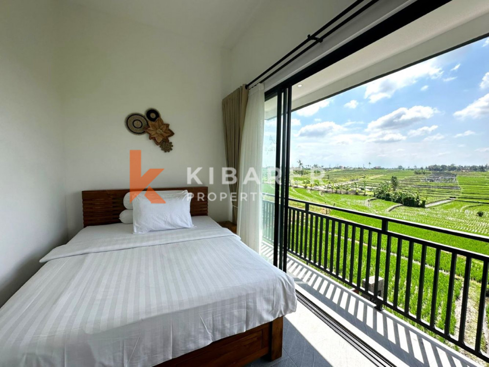 Three Bedroom Villa with Stunning Rice Field View in Munggu