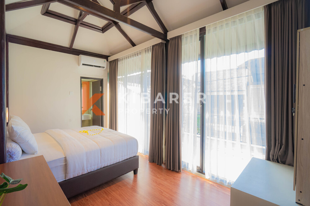 Marvelous Four-Bedroom Enclosed Living Room Luxury Villa with Gym in Jimbaran