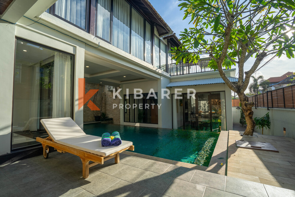 Stunning Four-Bedroom Enclosed Living Villa with Gym Situated in Jimbaran