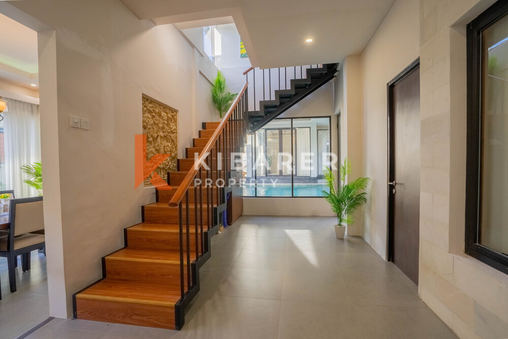 Stunning Four-Bedroom Enclosed Living Villa with Gym Situated in Jimbaran