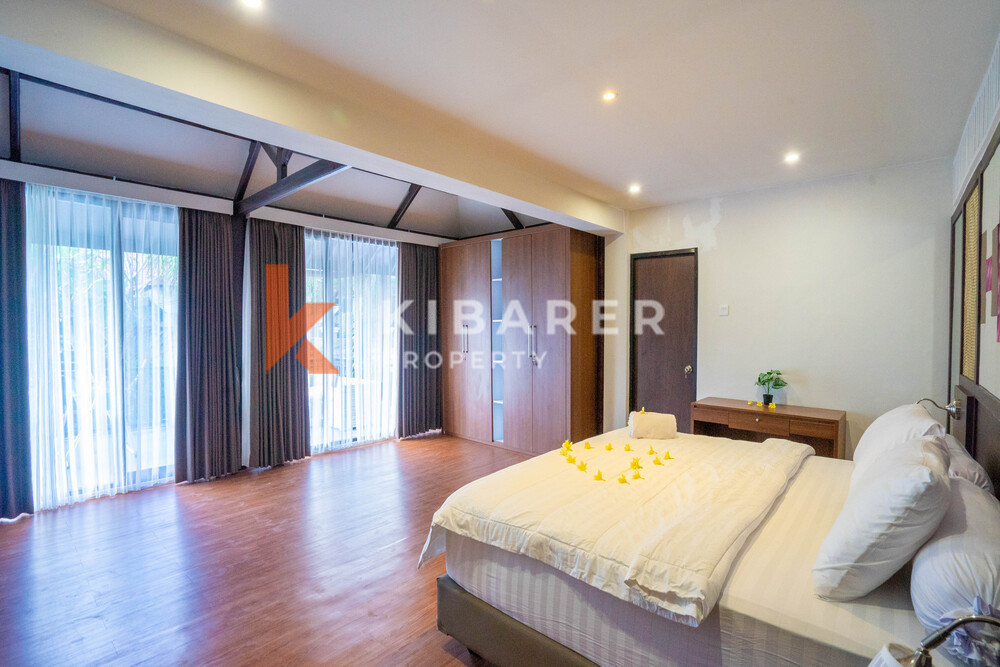 Stunning Four-Bedroom Enclosed Living Villa with Gym Situated in Jimbaran