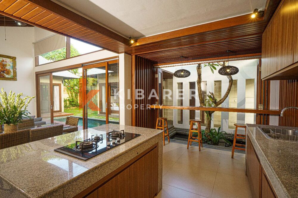 Cozy Three Bedrooms Enclosed Living Room Villa in Berawa (Available on January 11th, 2025)