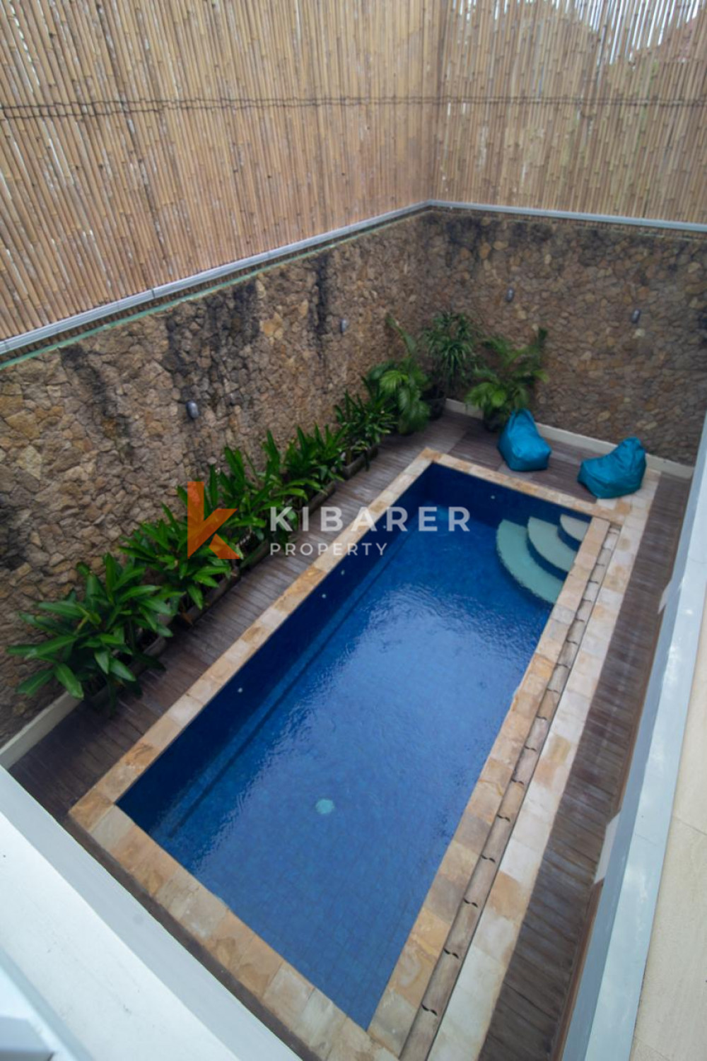 Luxury Three-bedroom Villa with Enclosed Living for Rent in Canggu