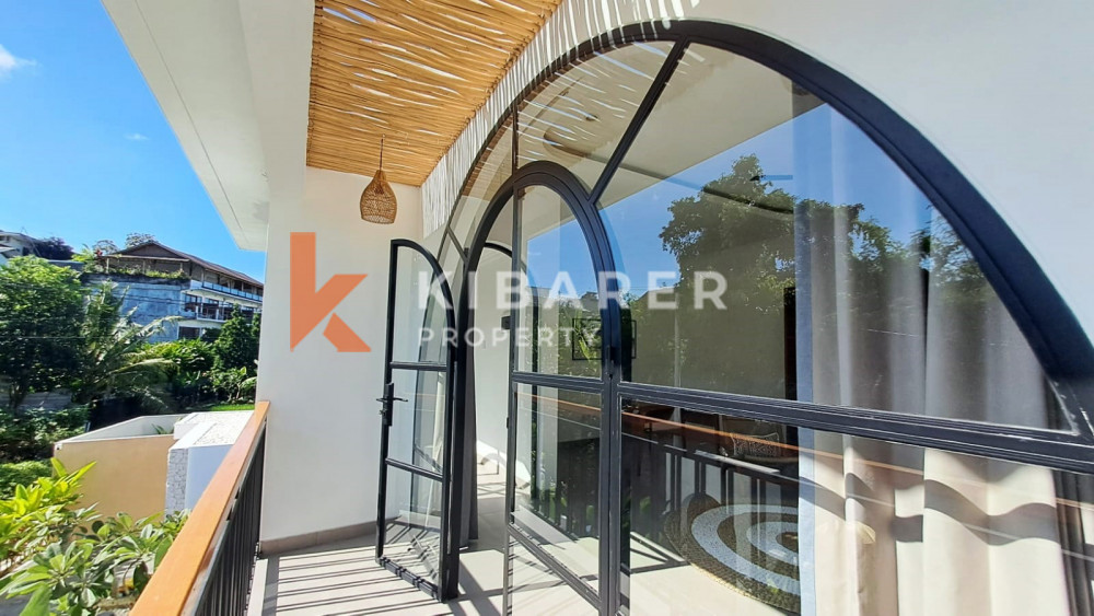 Mediterranean Two Storey Brand New Fully Furnished Two-Bedroom Enclosed Living Room Villa in Canggu Area (AVAILABLE JUL 2025)