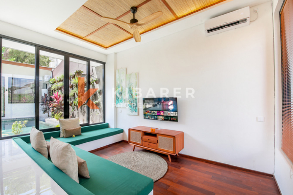 Villa chic avec deux chambres et séjour fermé à louer à Canggu