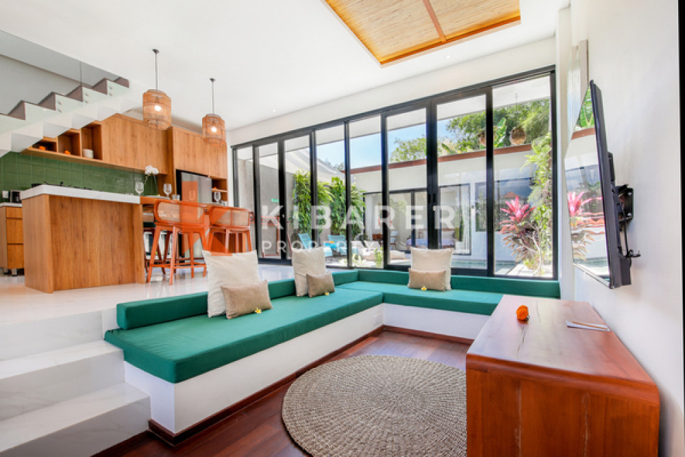 Chic Villa with Two-bedroom and Enclosed Living for Rent in Canggu