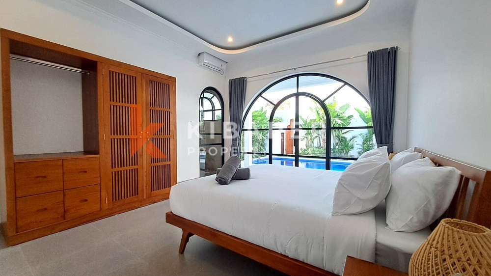 Mediterranean Brand New Fully Furnished Two-Bedroom Enclosed Living Room Villa in Canggu Area (AVAILABLE APR 2025)