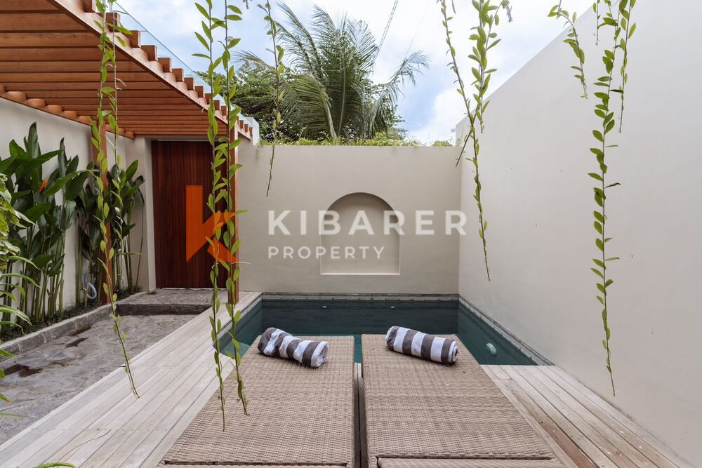 Chic Two-Bedroom Enclosed Living Minimalist Villa in Canggu