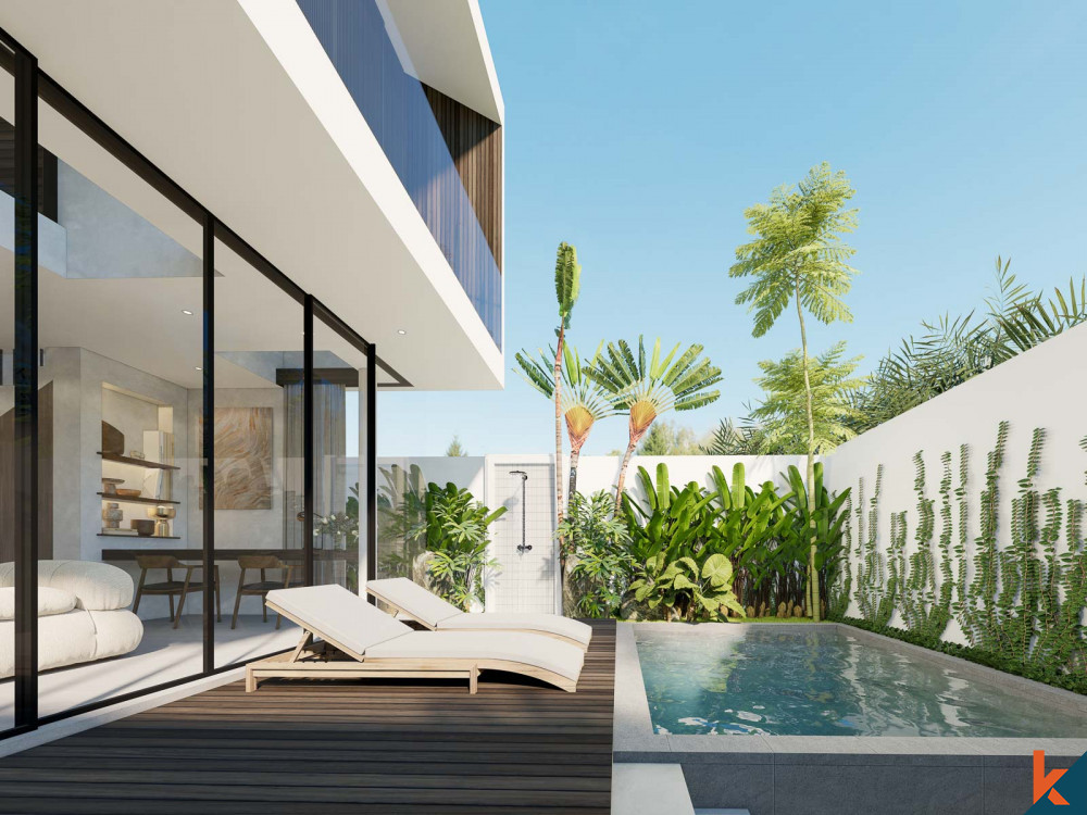 Upcoming sleek modern two bedroom villa for lease in Bingin