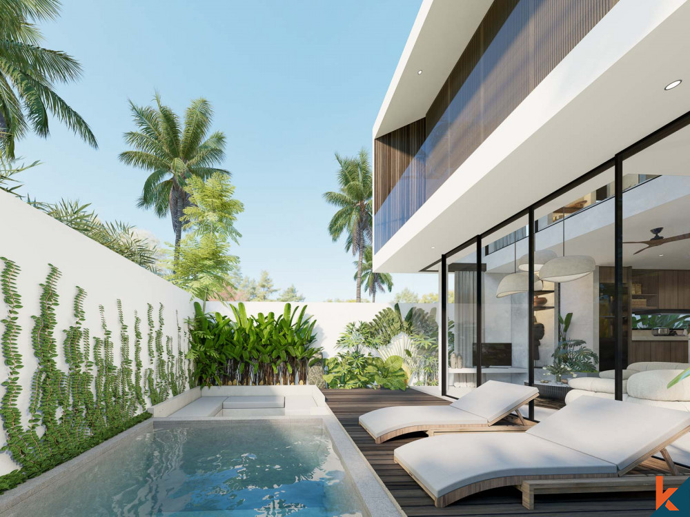 Upcoming sleek modern two bedroom villa for lease in Bingin