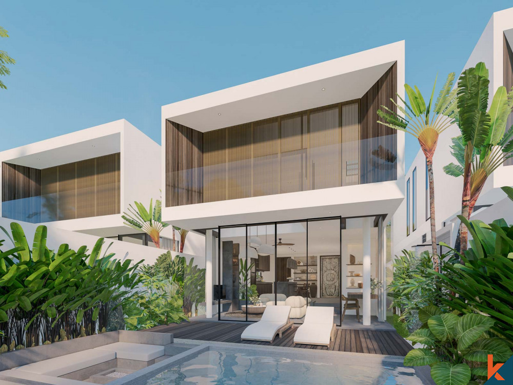 Upcoming sleek modern two bedroom villa for lease in Bingin