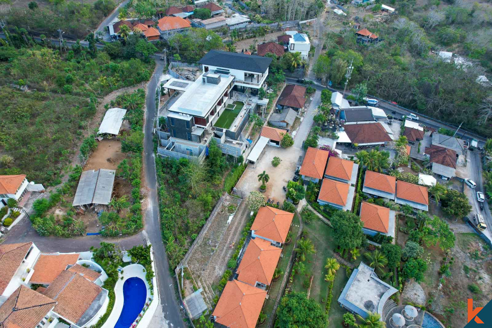 Terrain à bail rare avec vue sur l'océan et conception d'une villa