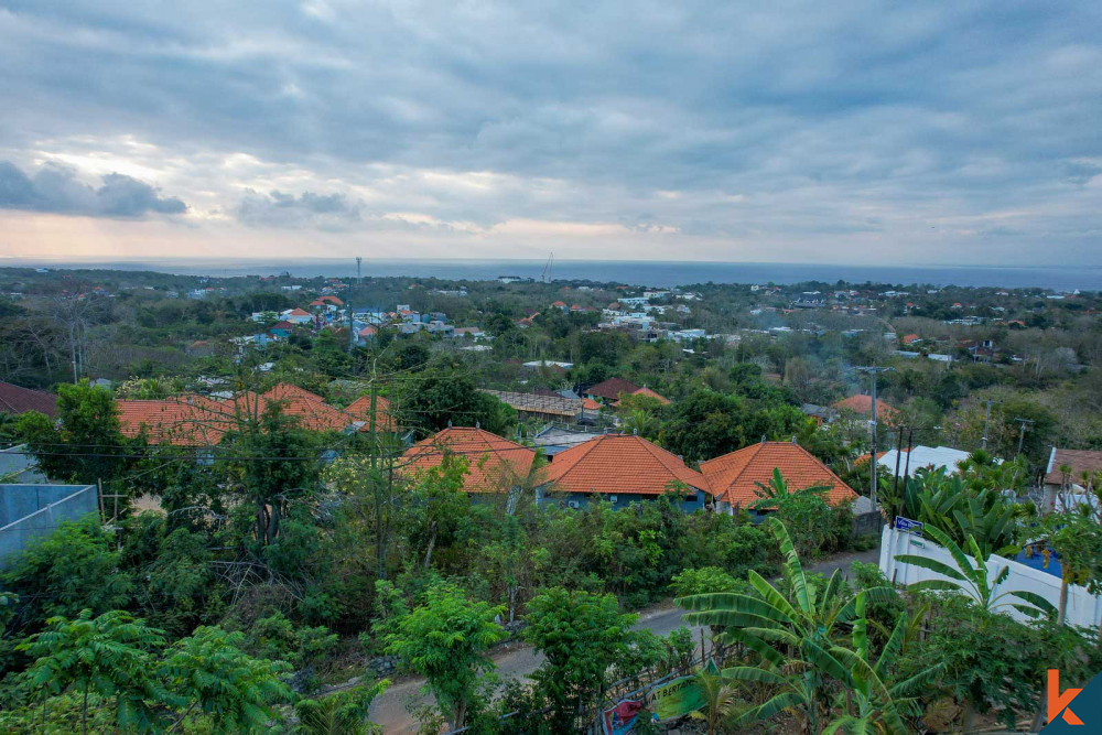 Terrain à bail rare avec vue sur l'océan et conception d'une villa