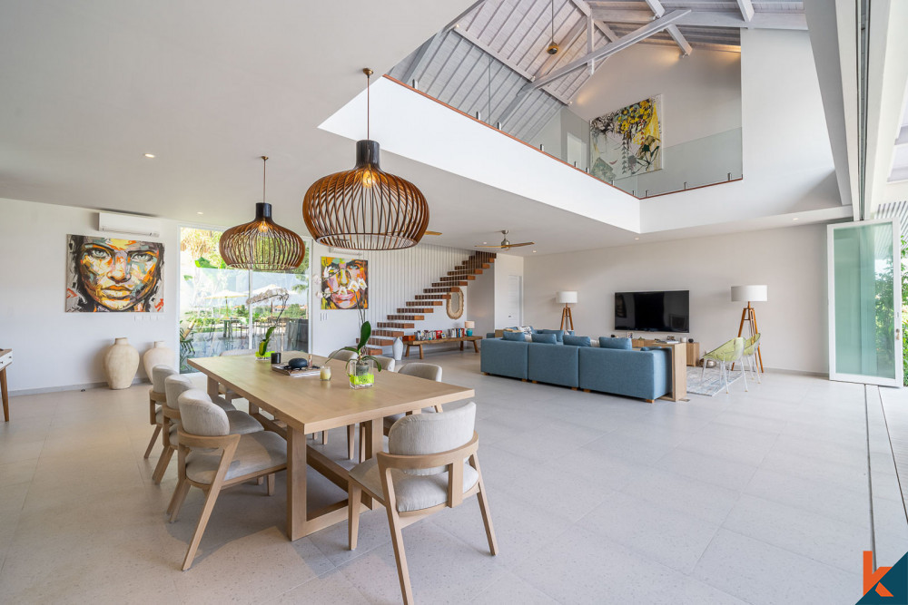 Gorgeous modern four bedroom villa for lease in desirable Canggu area