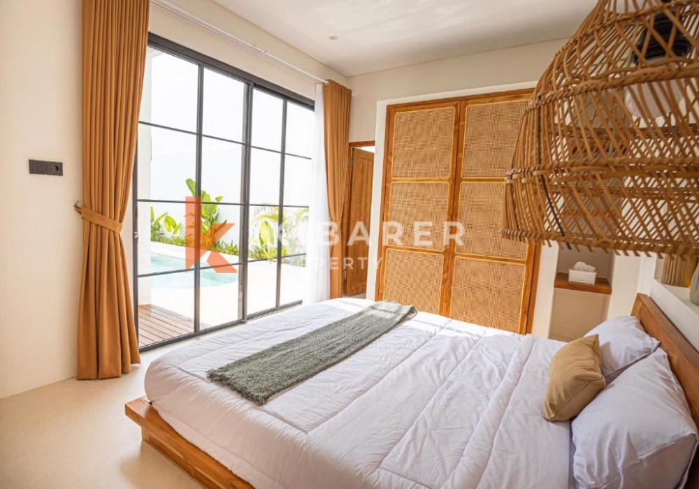 Mediterranean Breeze Three-bedroom Villa with Enclosed Living for Rent in Jimbaran