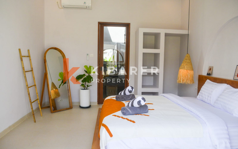 Cozy Tropical Two-bedroom Villa With Enclosed Living for Rent in Canggu