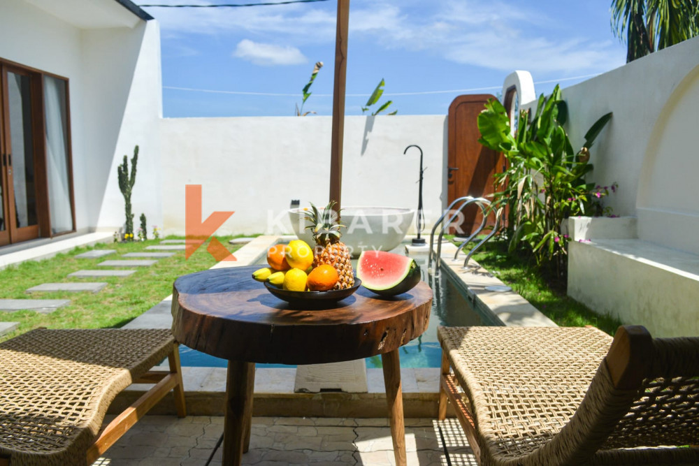 Cozy Tropical Two-bedroom Villa With Enclosed Living for Rent in Canggu