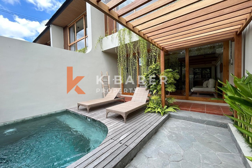 Chic Two-Bedroom Enclosed Living Minimalist Villa in Canggu