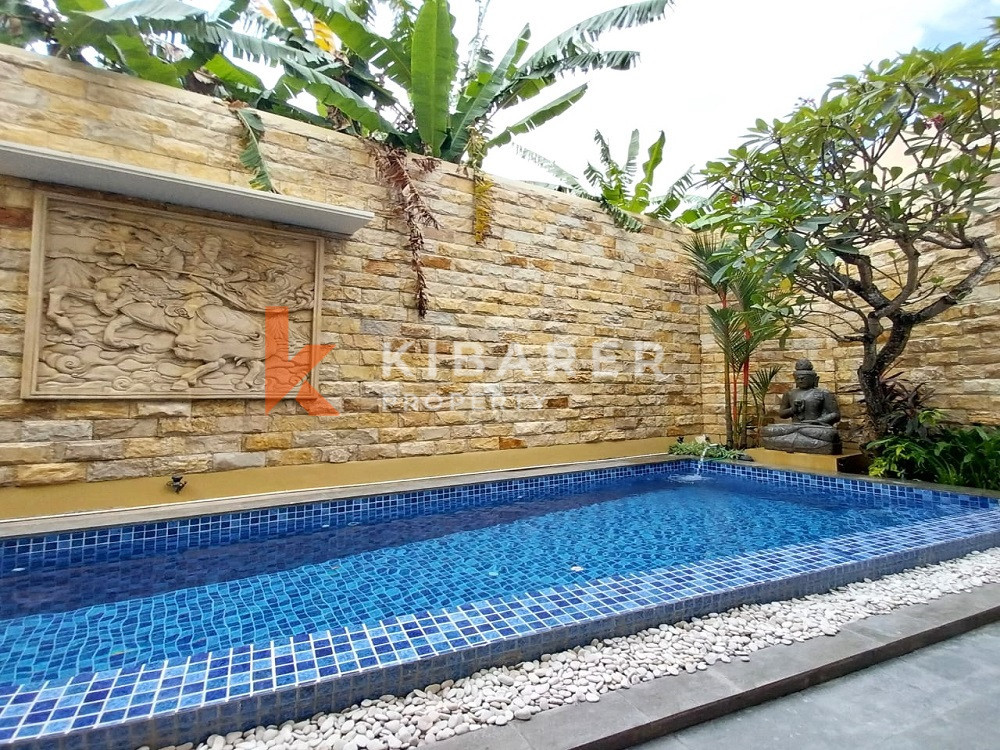 Homey Beautiful Four-Bedroom Villa Enclosed Living Room in the Sought-after Pererenan Area